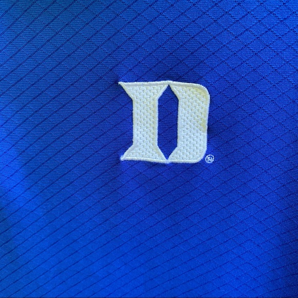 Nike Dry-Fit Blue Duke Polo - Picture 3 of 5